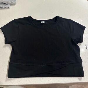 Black Crop Top